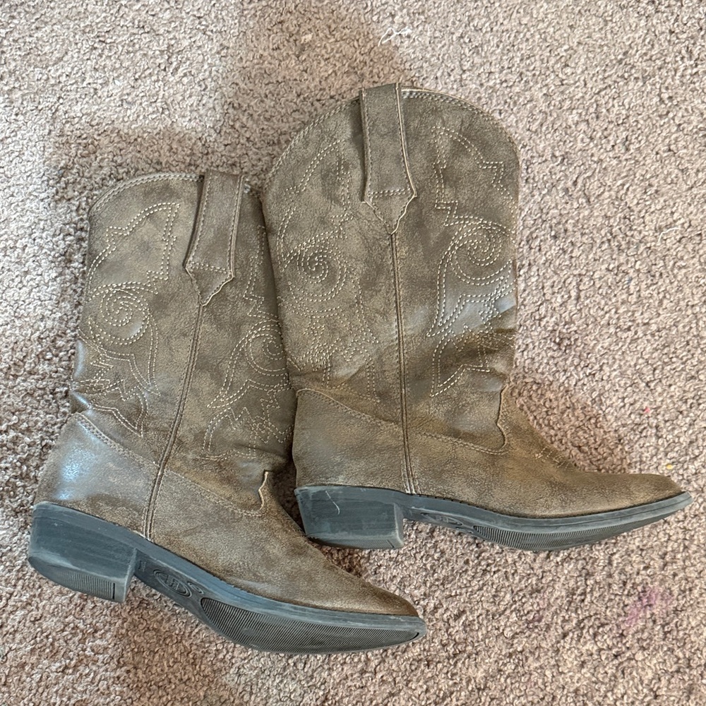 Brown Western Cowboy Boots